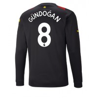 Manchester City Ilkay Gundogan #8 Fotballklær Bortedrakt 2022-23 Langermet